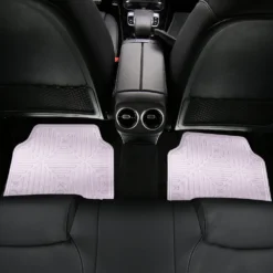 Metallic Finish Non-Slip Rubber Backing Floor Mats - Full Set Charcoal(Metallic Finish Non Slip Rubber Backing Floor Mats Full Set Charcoal) 14 Metallic Finish Non-Slip Rubber Backing Floor Mats - Full Set Charcoal(Metallic Finish Non Slip Rubber Backing Floor Mats Full Set Charcoal) -FH Group f14410 gray interior rear e1576533335720