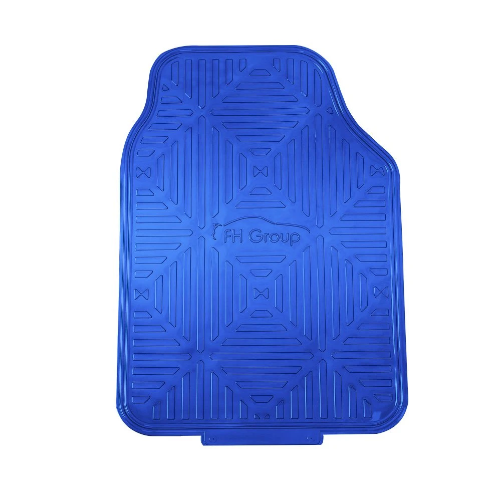 Metallic Finish Non-Slip Rubber Backing Floor Mats - Full Set Blue(Metallic Finish Non Slip Rubber Backing Floor Mats Full Set Blue) 2 Metallic Finish Non-Slip Rubber Backing Floor Mats - Full Set Blue(Metallic Finish Non Slip Rubber Backing Floor Mats Full Set Blue) - Image 2