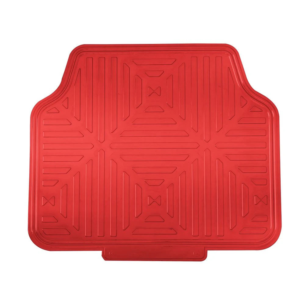 Metallic Finish Non-Slip Rubber Backing Floor Mats - Full Set Red(Metallic Finish Non Slip Rubber Backing Floor Mats Full Set Red) 4 Metallic Finish Non-Slip Rubber Backing Floor Mats - Full Set Red(Metallic Finish Non Slip Rubber Backing Floor Mats Full Set Red) - Image 4