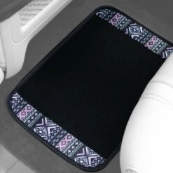 Mesa11 Southwestern Print Non-Slip Carpet Floor Mats - Full Set Purple(Mesa11 Southwestern Print Non Slip Carpet Floor Mats Full Set Purple) 7 Mesa11 Southwestern Print Non-Slip Carpet Floor Mats - Full Set Purple(Mesa11 Southwestern Print Non Slip Carpet Floor Mats Full Set Purple) -FH Group f14411gray mesa rear