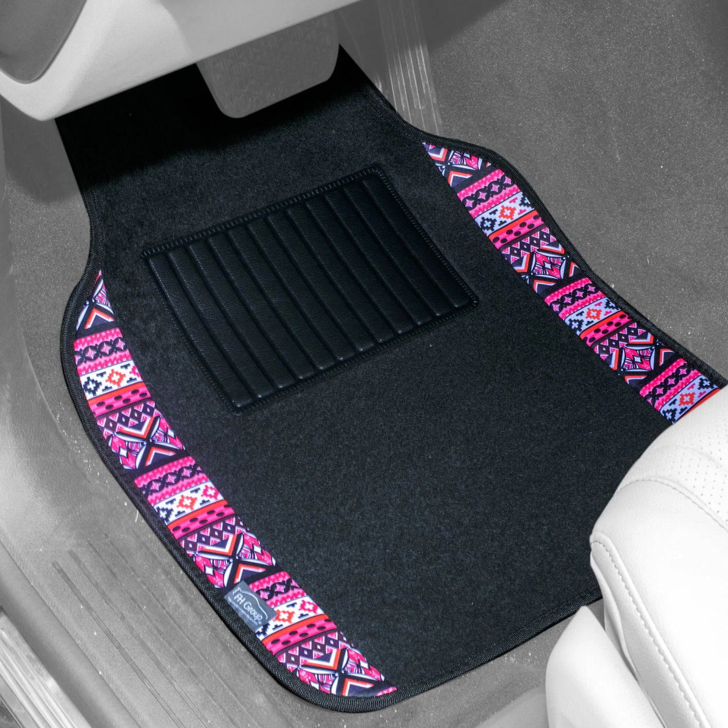 Mesa11 Southwestern Print Non-Slip Carpet Floor Mats - Full Set Pink(Mesa11 Southwestern Print Non Slip Carpet Floor Mats Full Set Pink) 2 Mesa11 Southwestern Print Non-Slip Carpet Floor Mats - Full Set Pink(Mesa11 Southwestern Print Non Slip Carpet Floor Mats Full Set Pink) - Image 2