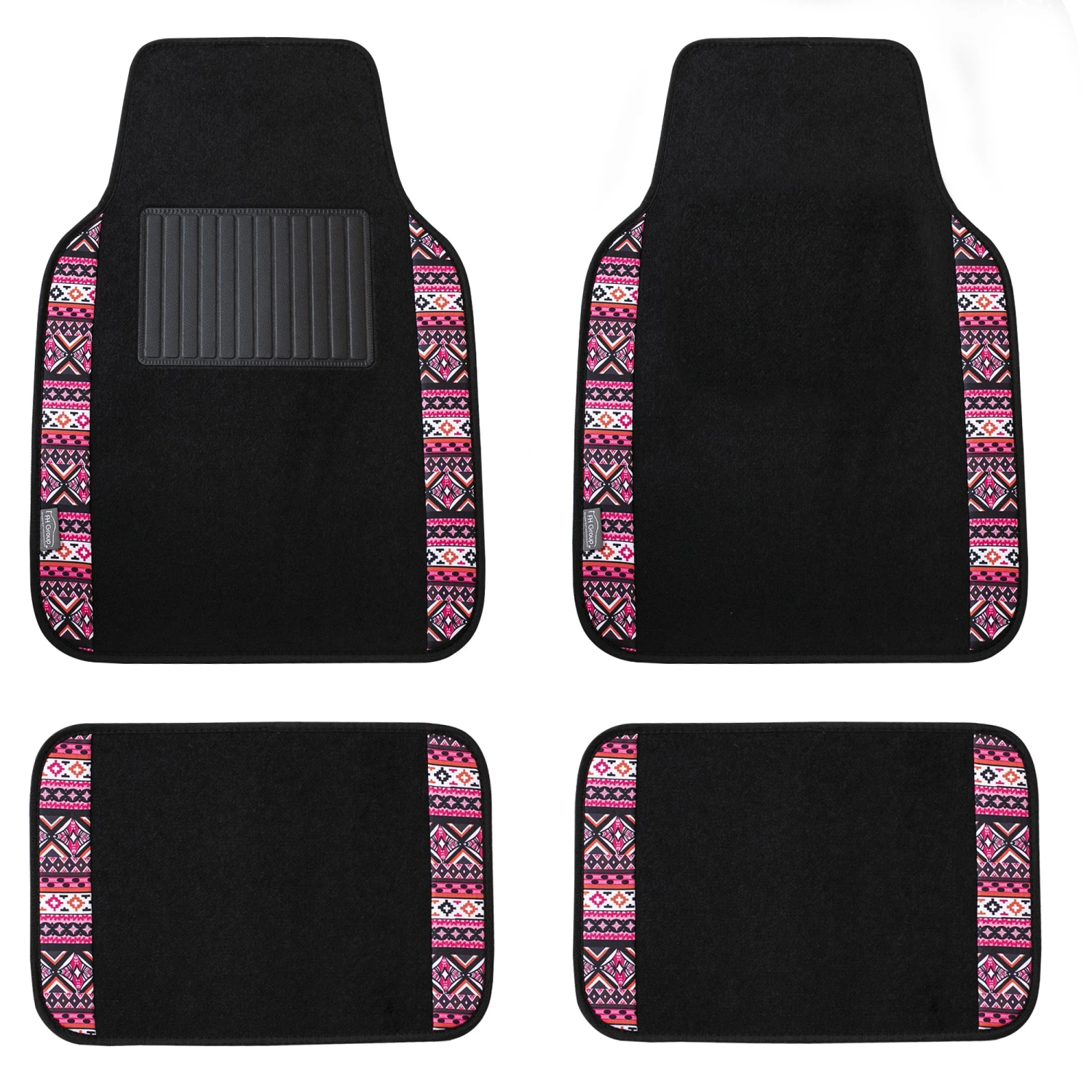 Mesa11 Southwestern Print Non-Slip Carpet Floor Mats - Full Set Pink(Mesa11 Southwestern Print Non Slip Carpet Floor Mats Full Set Pink) 1 Mesa11 Southwestern Print Non-Slip Carpet Floor Mats - Full Set Pink(Mesa11 Southwestern Print Non Slip Carpet Floor Mats Full Set Pink)