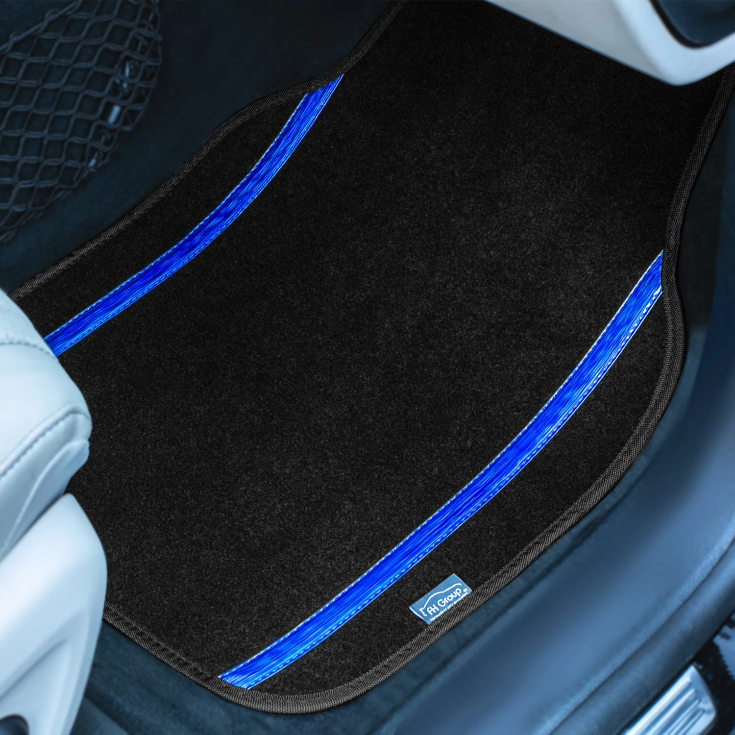 Galaxy13 Metallic Stripe Non-Slip Carpet Floor Mats - Full Set Blue(Galaxy13 Metallic Stripe Non Slip Carpet Floor Mats Full Set Blue) 3 Galaxy13 Metallic Stripe Non-Slip Carpet Floor Mats - Full Set Blue(Galaxy13 Metallic Stripe Non Slip Carpet Floor Mats Full Set Blue) - Image 3