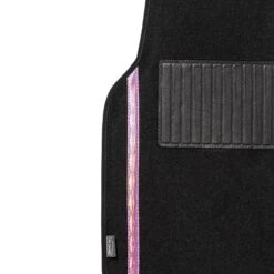 Galaxy13 Metallic Stripe Non-Slip Carpet Floor Mats - Full Set Pink(Galaxy13 Metallic Stripe Non Slip Carpet Floor Mats Full Set Pink) -FH Group f14413pink 6