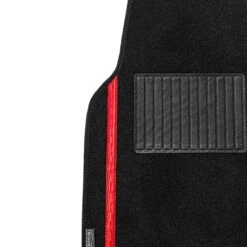 Galaxy13 Metallic Stripe Non-Slip Carpet Floor Mats - Full Set Red(Galaxy13 Metallic Stripe Non Slip Carpet Floor Mats Full Set Red) -FH Group f14413red 6