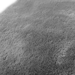 Doe16 Faux Rabbit Fur Non-Slip Floor Mats - Full Set Gray(Doe16 Faux Rabbit Fur Non Slip Floor Mats Full Set Gray) -FH Group f14416gray texture