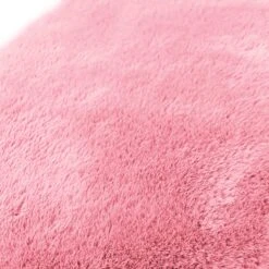 Doe16 Faux Rabbit Fur Non-Slip Floor Mats - Full Set Pink(Doe16 Faux Rabbit Fur Non Slip Floor Mats Full Set Pink) -FH Group f14416pink 8