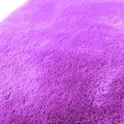 Doe16 Faux Rabbit Fur Non-Slip Floor Mats - Full Set Purple(Doe16 Faux Rabbit Fur Non Slip Floor Mats Full Set Purple) -FH Group f14416purple 8