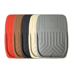 Faux Leather Deep Tray Floor Mats Full Set - Beige(Faux Leather Deep Tray Floor Mats Full Set Beige) 13 Faux Leather Deep Tray Floor Mats Full Set - Beige(Faux Leather Deep Tray Floor Mats Full Set Beige) -FH Group f14419 beige 7