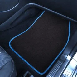Color-Trimmed Non-Slip Carpet Floor Mats With Rubber Heel Pad - Full Set Blue(Color Trimmed Non Slip Carpet Floor Mats With Rubber Heel Pad Full Set Blue) 9 Color-Trimmed Non-Slip Carpet Floor Mats With Rubber Heel Pad - Full Set Blue(Color Trimmed Non Slip Carpet Floor Mats With Rubber Heel Pad Full Set Blue) -FH Group f14503blue interior passenger v3 e1596033199396