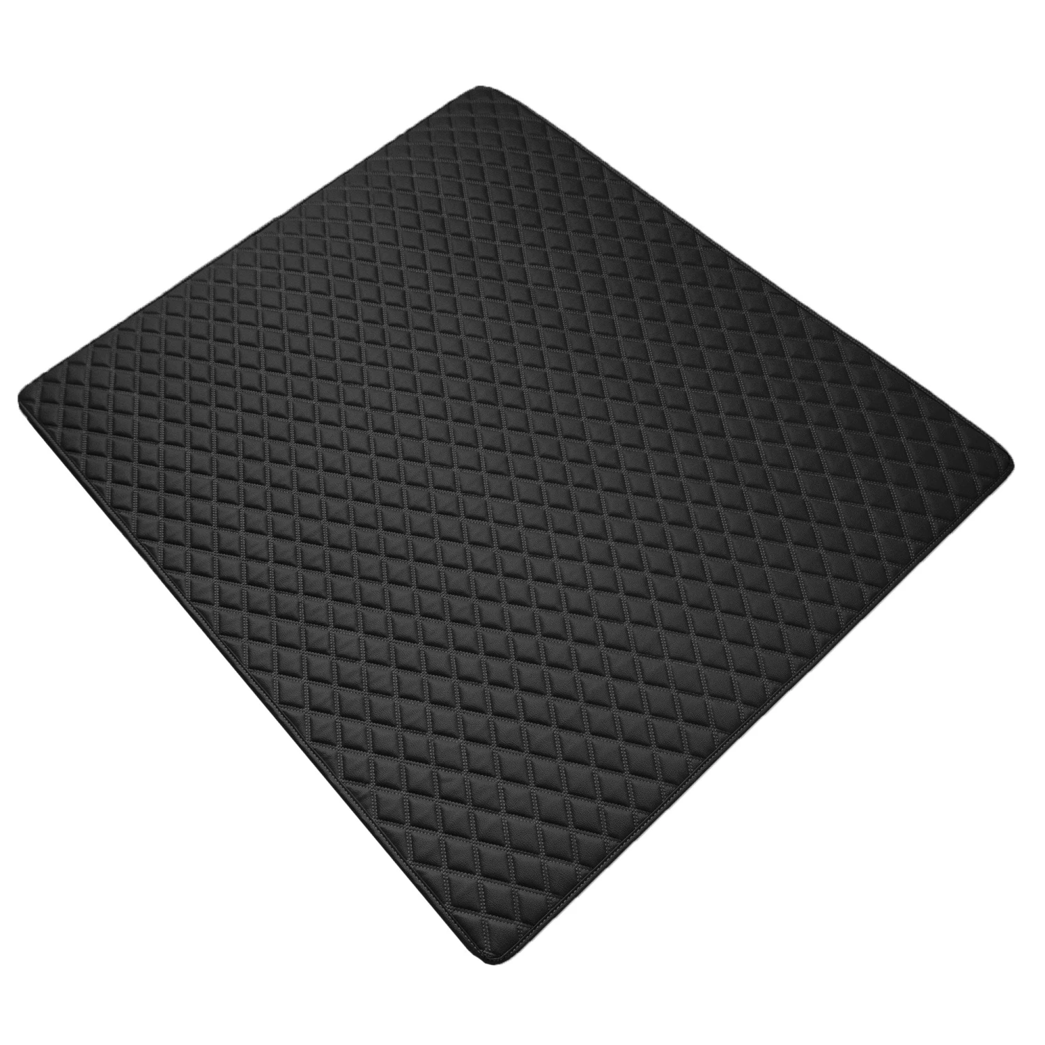 Deluxe Heavy-Duty Diamond Pattern Multi-Purpose Non-Slip Faux Leather Cargo Liner Black, 46(Deluxe Heavy Duty Diamond Pattern Multi Purpose Non Slip Faux Leather Cargo Liner Black 46) 5 Deluxe Heavy-Duty Diamond Pattern Multi-Purpose Non-Slip Faux Leather Cargo Liner Black, 46(Deluxe Heavy Duty Diamond Pattern Multi Purpose Non Slip Faux Leather Cargo Liner Black 46) - Image 5