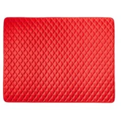 Deluxe Heavy-Duty Diamond Pattern Multi-Purpose Non-Slip Faux Leather Cargo Liner Red, 32(Deluxe Heavy Duty Diamond Pattern Multi Purpose Non Slip Faux Leather Cargo Liner Red 32)