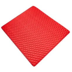 Deluxe Heavy-Duty Diamond Pattern Multi-Purpose Non-Slip Faux Leather Cargo Liner Red, 46(Deluxe Heavy Duty Diamond Pattern Multi Purpose Non Slip Faux Leather Cargo Liner Red 46) -FH Group f16501red46 03