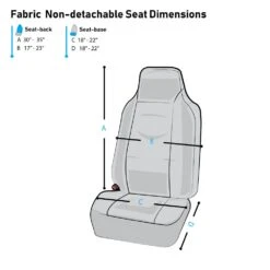 Supreme Modernistic Seat Covers - Front Set Red(Supreme Modernistic Seat Covers Front Set Red) -FH Group fabric non detach bucket dimensions e1568915205955 6042c290 c894 430b 81c4 e19897cde361