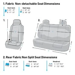 Classic Cloth Seat Covers - Full Set Purple(Classic Cloth Seat Covers Full Set Purple) -FH Group fabric nondetachable rear nonsplit combo e1568994107501 28875151 aad4 400e b42c b5fca5f8e59e