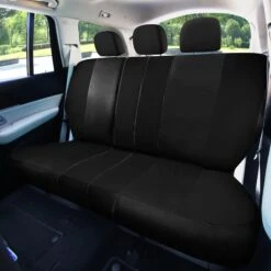 Light & Breezy Flat Cloth Seat Covers - Full Set Black(Light Amp Breezy Flat Cloth Seat Covers Full Set Black) 12 Light & Breezy Flat Cloth Seat Covers - Full Set Black(Light Amp Breezy Flat Cloth Seat Covers Full Set Black) -FH Group fb030 black 5