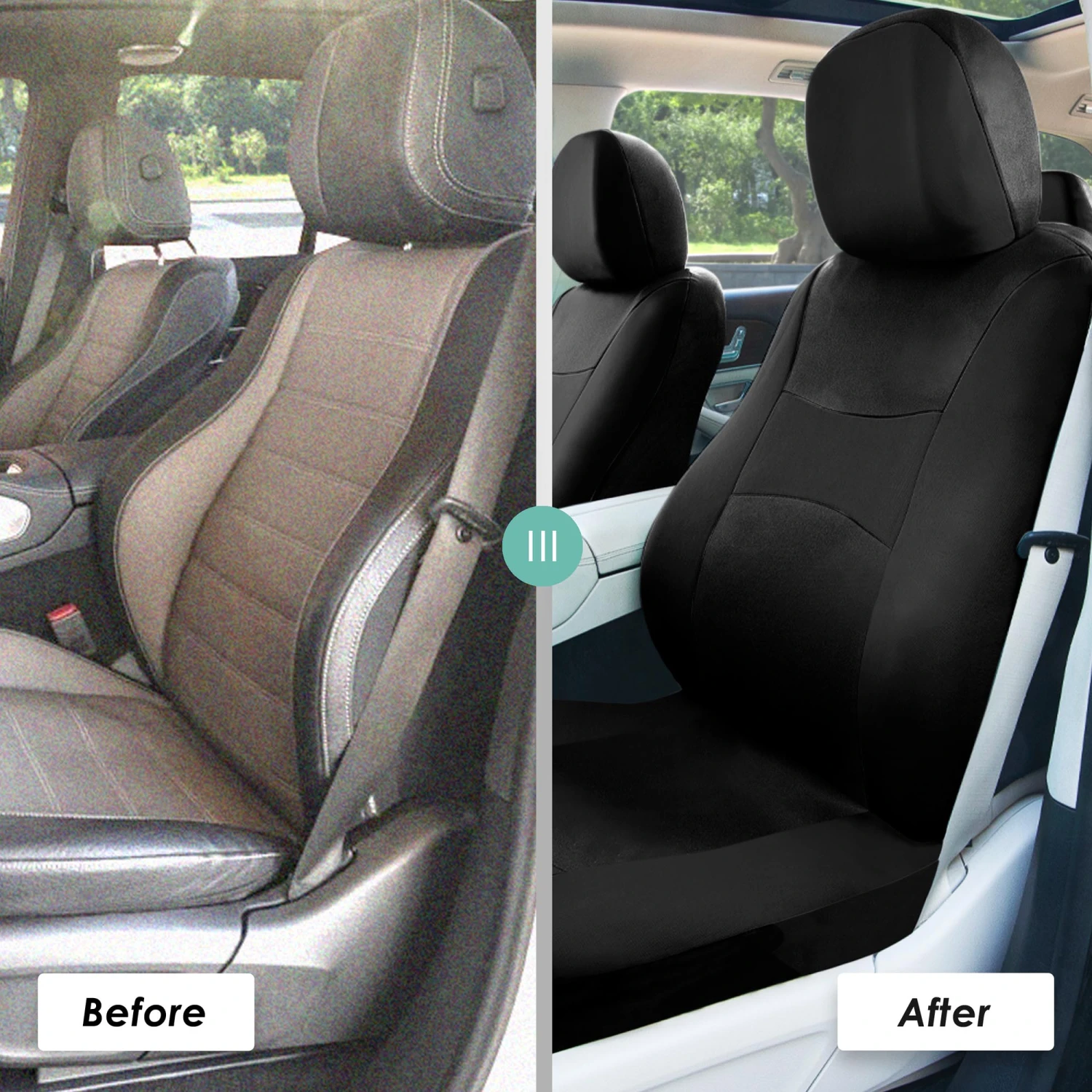 Light & Breezy Flat Cloth Seat Covers - Full Set Black(Light Amp Breezy Flat Cloth Seat Covers Full Set Black) 6 Light & Breezy Flat Cloth Seat Covers - Full Set Black(Light Amp Breezy Flat Cloth Seat Covers Full Set Black) - Image 6