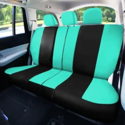 Light & Breezy Flat Cloth Seat Covers - Full Set Mint(Light Amp Breezy Flat Cloth Seat Covers Full Set Mint) -FH Group fb030 mint 5