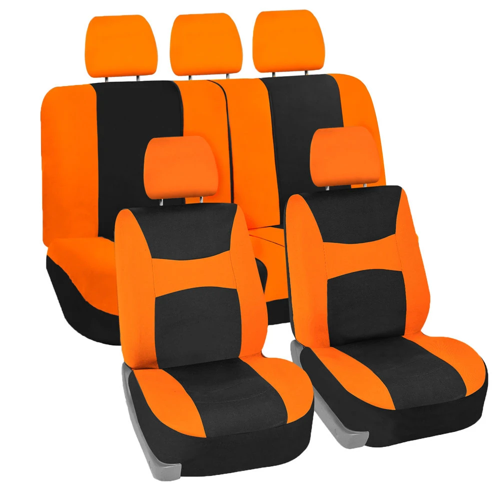 Light & Breezy Flat Cloth Seat Covers - Full Set Orange(Light Amp Breezy Flat Cloth Seat Covers Full Set Orange) 1 Light & Breezy Flat Cloth Seat Covers - Full Set Orange(Light Amp Breezy Flat Cloth Seat Covers Full Set Orange)
