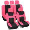 Light & Breezy Flat Cloth Seat Covers - Full Set Pink(Light Amp Breezy Flat Cloth Seat Covers Full Set Pink)