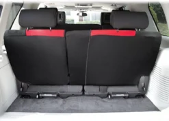 Light & Breezy Full Coverage Car Seat Covers - Full Set Red(Light Amp Breezy Full Coverage Car Seat Covers Full Set Red) -FH Group fb039115red 3