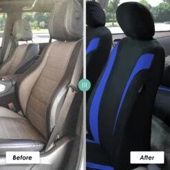Cosmopolitan Seat Covers - Rear Blue(Cosmopolitan Seat Covers Rear Blue) -FH Group fb054 blue 6 1