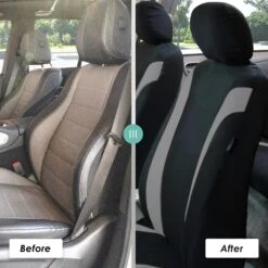 Cosmopolitan Seat Covers - Rear Gray(Cosmopolitan Seat Covers Rear Gray) -FH Group fb054 gray 6 1