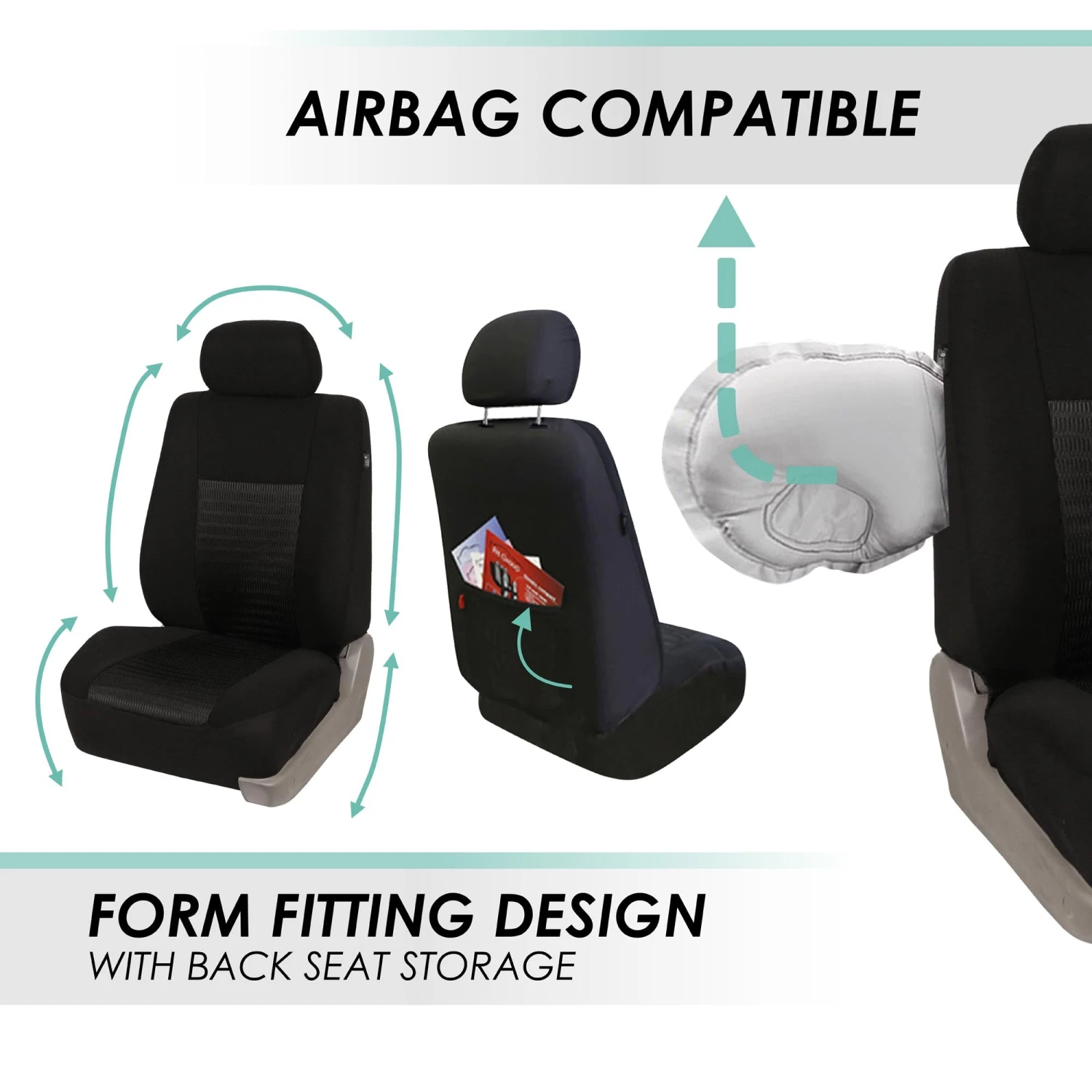 Trendy Elegance 3D Air Mesh 3 Row 7 Seater -Black Seat Covers(Trendy Elegance 3d Air Mesh 3 Row Seat Covers Black) 5 Trendy Elegance 3D Air Mesh 3 Row 7 Seater -Black Seat Covers(Trendy Elegance 3d Air Mesh 3 Row Seat Covers Black) - Image 5