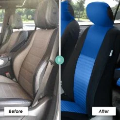 Trendy Elegance 3D Air Mesh 3 Row 7 Seater - Blue Seat Covers(Trendy Elegance 3d Air Mesh 3 Row Seat Covers Blue) 11 Trendy Elegance 3D Air Mesh 3 Row 7 Seater - Blue Seat Covers(Trendy Elegance 3d Air Mesh 3 Row Seat Covers Blue) -FH Group fb060 blue 6 1