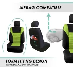 Premium 3D Air Mesh Seat Covers - Full Set Green(Premium 3d Air Mesh Seat Covers Full Set Green) 11 Premium 3D Air Mesh Seat Covers - Full Set Green(Premium 3d Air Mesh Seat Covers Full Set Green) -FH Group fb068 green 5 880875b8 6b33 4298 83b5 22360aa3f900 1