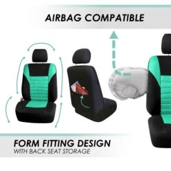 Premium 3D Air Mesh Seat Covers - Rear Mint(Premium 3d Air Mesh Seat Covers Rear Mint) -FH Group fb068 mint 5 87fd8b23 c5d7 47b0 b394 07e2b40a8b28 2