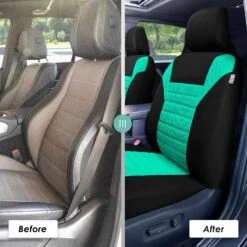 Premium 3D Air Mesh Seat Covers - Full Set Mint(Premium 3d Air Mesh Seat Covers Full Set Mint) -FH Group fb068 mint 6 d08dbde6 e01b 4408 a59c 5440b19644fa