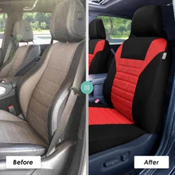 Premium 3D Air Mesh Seat Covers - Full Set Red(Premium 3d Air Mesh Seat Covers Full Set Red) -FH Group fb068 red 6 0dcbd874 a7d2 4789 a82b 4583923bebf8 1