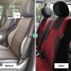 Travel Master Seat Covers - Full Set Burgundy(Travel Master Seat Covers Full Set Burgundy) -FH Group fb071 burgundy 6