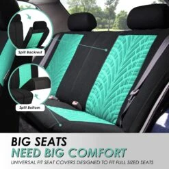 Travel Master Seat Covers - Full Set Mint(Travel Master Seat Covers Full Set Mint) 10 Travel Master Seat Covers - Full Set Mint(Travel Master Seat Covers Full Set Mint) -FH Group fb071 mint 4