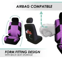Travel Master Seat Covers - Full Set Purple(Travel Master Seat Covers Full Set Purple) 11 Travel Master Seat Covers - Full Set Purple(Travel Master Seat Covers Full Set Purple) -FH Group fb071 purple 5