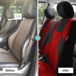 Travel Master Seat Covers - Full Set Red(Travel Master Seat Covers Full Set Red) -FH Group fb071 red 6