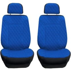 Prestige79 Neosupreme Diamond Stitch Car Seat Covers - Front Set Blue(Prestige79 Neosupreme Diamond Stitch Car Seat Covers Front Set Blue)
