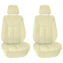 Ultraflex Neoprene Seat Covers - Front Set Solid Beige(Neoprene Ultraflex Diamond Patterned Seat Covers Front Set Solid Beige)