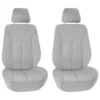 Ultraflex Neoprene Seat Covers - Front Set Solid Gray(Copy Of Copy Of Neoprene Ultraflex Diamond Patterned Seat Covers Front Set Solid Gray)