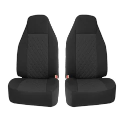 NeoSupreme Seat Covers Deluxe Quality High Back Car Seat Cushions - Front Set Black(Neosupreme Seat Covers Deluxe Quality High Back Car Seat Cushions Front Set Black)