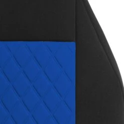 NeoSupreme Seat Covers Deluxe Quality High Back Car Seat Cushions - Front Set Blue(Neosupreme Seat Covers Deluxe Quality High Back Car Seat Cushions Front Set Blue) -FH Group fb118blue closeup e1585668727792