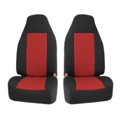 NeoSupreme Seat Covers Deluxe Quality High Back Car Seat Cushions - Front Set Red(Neosupreme Seat Covers Deluxe Quality High Back Car Seat Cushions Front Set Red)