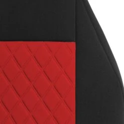 NeoSupreme Seat Covers Deluxe Quality High Back Car Seat Cushions - Front Set Red(Neosupreme Seat Covers Deluxe Quality High Back Car Seat Cushions Front Set Red) -FH Group fb118red closeup e1585669619755