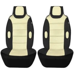 Leatherette Cushion Pads With 3D Air Mesh - Front - Beige(Leatherette Cushion Pads With 3d Air Mesh Front Beige)