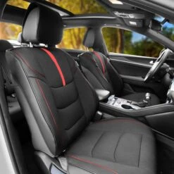 Ultra Sleek Car Seat Cushions - Front Set Red(Ultra Sleek Car Seat Cushions Front Set Red) 7 Ultra Sleek Car Seat Cushions - Front Set Red(Ultra Sleek Car Seat Cushions Front Set Red) -FH Group fb215red interior passenger