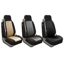 Flat Cloth All-Purpose Built-In Seatbelt Classic Cloth Seat Covers - Full Set Gray(Flat Cloth All Purpose Built In Seatbelt Classic Cloth Seat Covers Full Set Gray) 7 Flat Cloth All-Purpose Built-In Seatbelt Classic Cloth Seat Covers - Full Set Gray(Flat Cloth All Purpose Built In Seatbelt Classic Cloth Seat Covers Full Set Gray) -FH Group fb302 color variation c29b0b22 ff31 442f b210 3025f3e7251e