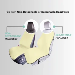 FH Group Easy Roll-Out Car Seat Protector - 2pc Beige Faux Leather(Fh Group Easy Roll Out Car Seat Protector 2pc Beige Faux Leather) -FH Group fh1006pu beige 4 7fbe7f4e a354 45cf 8b90 d73ed60a0018