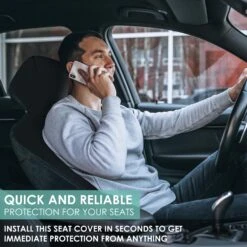 FH Group Easy Roll-Out Car Seat Protector - 2pc Black Faux Leather(Fh Group Easy Roll Out Car Seat Protector 2pc Black Faux Leather) 9 FH Group Easy Roll-Out Car Seat Protector - 2pc Black Faux Leather(Fh Group Easy Roll Out Car Seat Protector 2pc Black Faux Leather) -FH Group fh1006pu black 3 ee65e6f0 f0e2 4855 9843 abc54b727b77