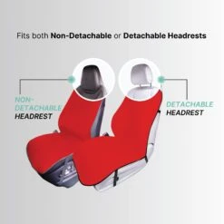 FH Group Easy Roll-Out Car Seat Protector - 2pc Red Faux Leather(Fh Group Easy Roll Out Car Seat Protector 2pc Red Faux Leather) 10 FH Group Easy Roll-Out Car Seat Protector - 2pc Red Faux Leather(Fh Group Easy Roll Out Car Seat Protector 2pc Red Faux Leather) -FH Group fh1006pu red 4 123b9b56 289a 445f 85bc 7a1016089cb8